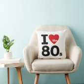 J'aime le Coussin des années 80 (Chaise)