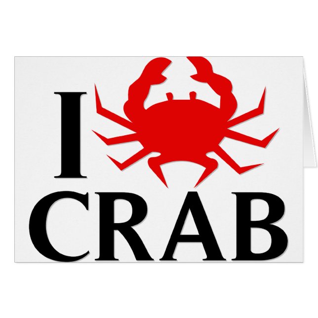 J'aime le crabe (Devant horizontal)