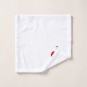 J'aime le football (Gant de toilette)
