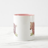j'aime le jour de mères mignon de tasse d'ours de (Centre)