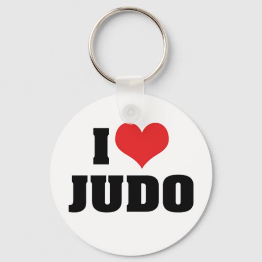 J'aime le Judo Porte-clés (Recto)