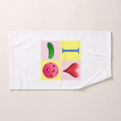 J'aime le logo de Pickleball avec la serviette de (Serviette à main)