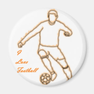 J'Aime Le Magnet De Football