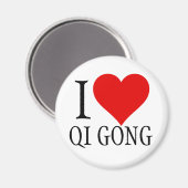 J'aime le Magnet de Qi Gong (Recto/Verso)