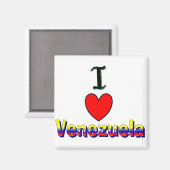 J'aime le Magnet vénézuélien (Recto/Verso)