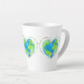 J'aime le monde Mug (Angle droit)