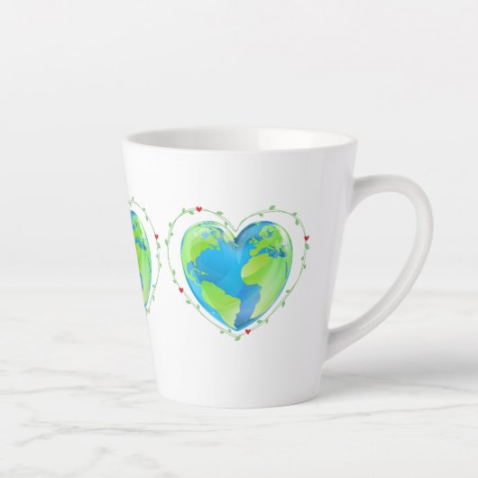J'aime le monde Mug (Droite)