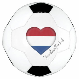 J'Aime Le Pays-Bas Drapeau Couleurs Coeur