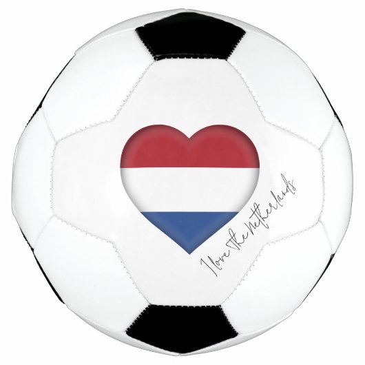 J'Aime Le Pays-Bas Drapeau Couleurs Coeur (Devant)