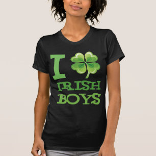 J'aime le petit T-shirt de dames irlandaises de