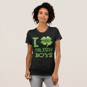 J'aime le petit T-shirt de dames irlandaises de (Devant entier)