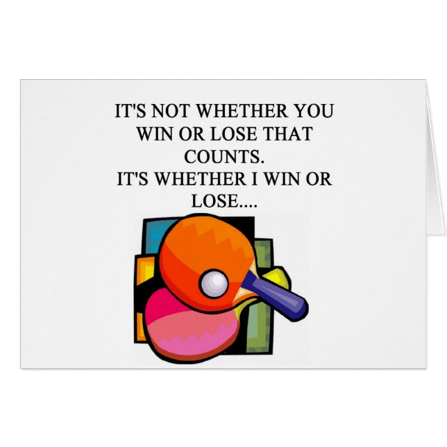 j'aime le ping-pong (Devant horizontal)