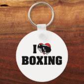 J'aime le porte-clés de boxe (Recto)