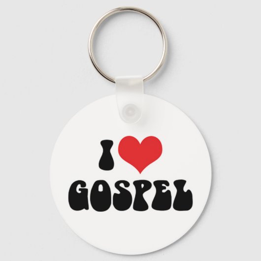 J'aime le porte-clés Gospel (Recto)