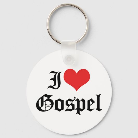 J'aime le porte-clés Gospel (Recto)