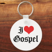 J'aime le porte-clés Gospel (Recto)