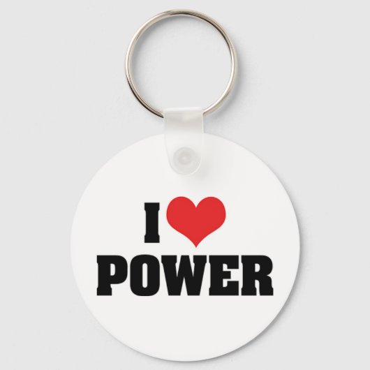 J'aime le porte-clés Power (Recto)