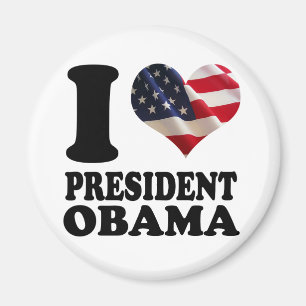 J'aime le Président Obama Magnet