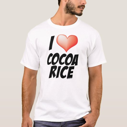 J'AIME le RIZ de CACAO - T-shirt (Devant)