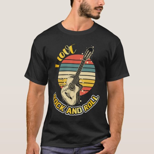 J'aime le rock and roll T-Shirt (Devant)