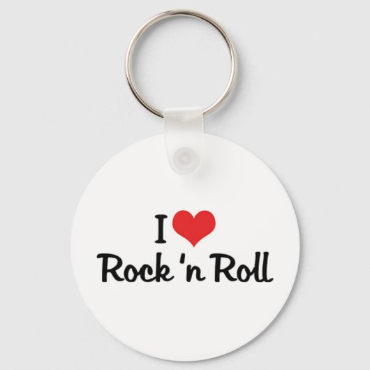 J'aime le Rock & Roll Porte-clés (Recto)