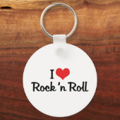J'aime le Rock & Roll Porte-clés (Recto)