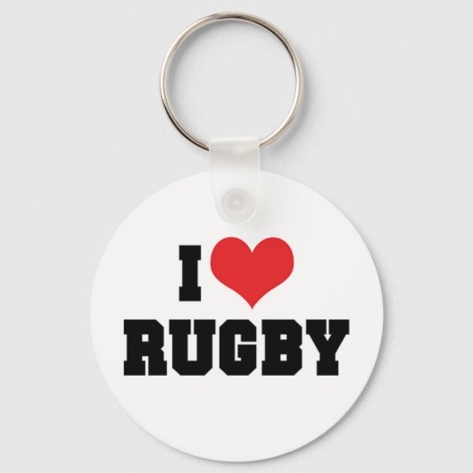 J'aime le rugby porte-clés (Recto)