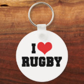 J'aime le rugby porte-clés (Recto)