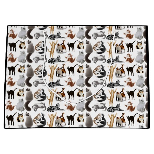 J'aime le sac de cadeau de chats (Devant)