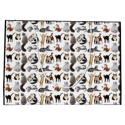 J'aime le sac de cadeau de chats (Dos)