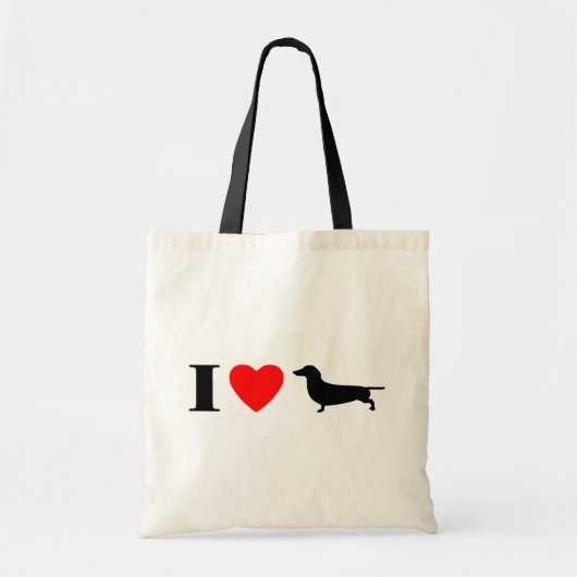 J'aime le sac de teckels (Devant)