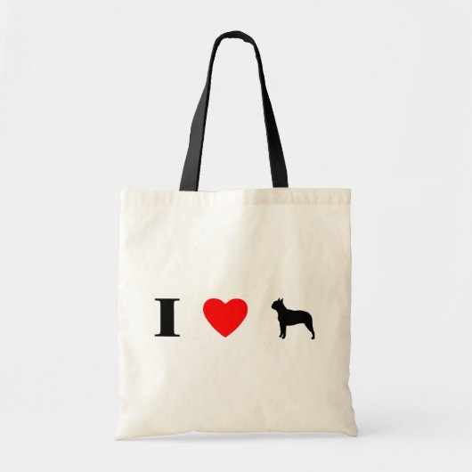 J'aime le sac de terriers de Boston (Devant)
