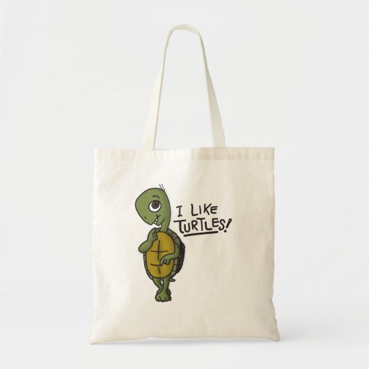 J'aime le sac de tortues (Devant)