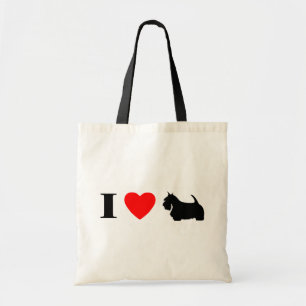 J'aime le sac écossais de terriers