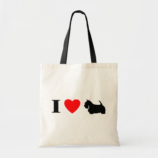 J'aime le sac écossais de terriers (Devant)