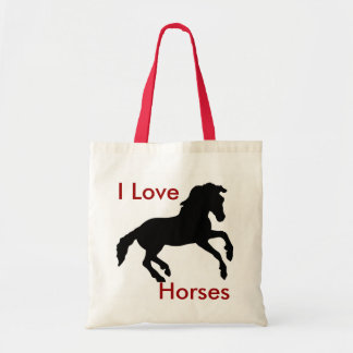 J'aime le sac fourre-tout à chevaux