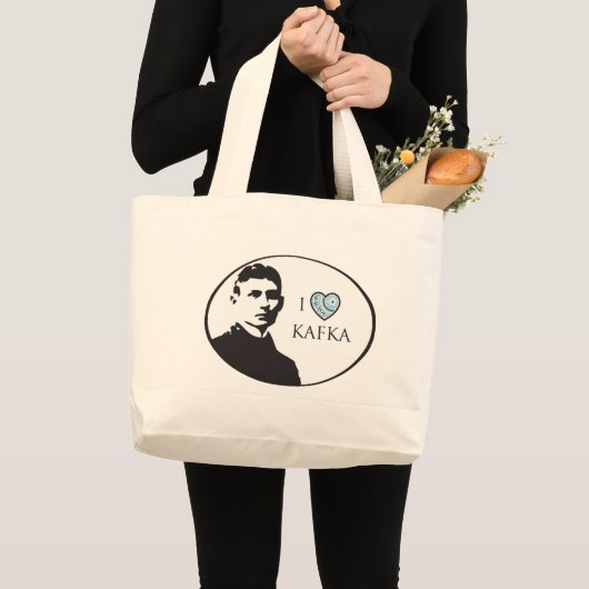 J'aime le sac fourre-tout à Kafka (Devant (produit))