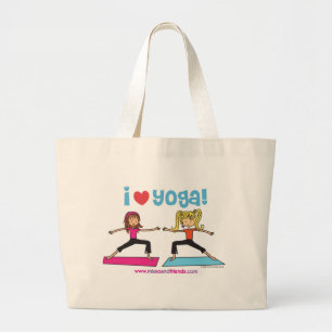 J'aime le sac fourre-tout à yoga