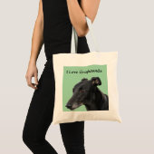 J'aime le Sac fourre-tout budgétaire Greyhounds Ca (Devant (produit))