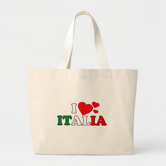 J'aime le sac fourre-tout de l'Italie (Devant)