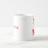 "J'aime le sang ! !" Tasse (Centre)