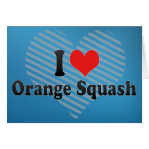 J'aime le squash orange