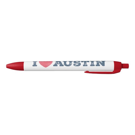 J'aime le stylo d'Austin le Texas (Bas)