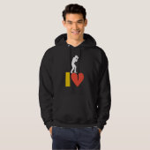 J'aime le Sweat - shirt à capuche (Devant entier)