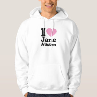 J'aime le sweat - shirt à capuche de Jane Austen