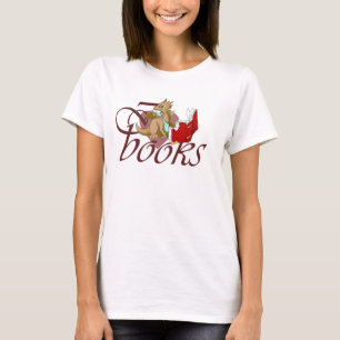 J'aime le T-shirt 5 de dragon de livres