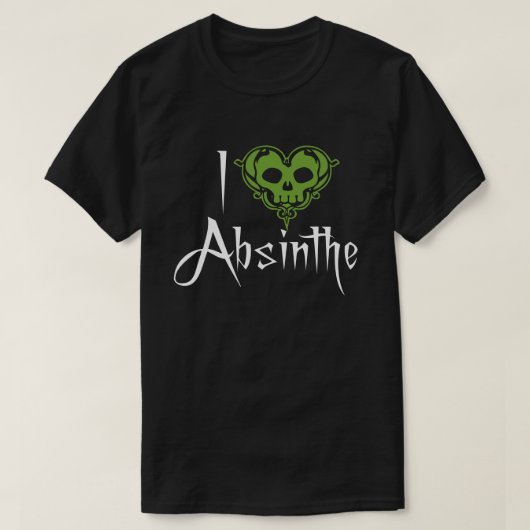 J'aime le T-Shirt Absinthe (Design devant)