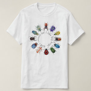 J'Aime Le T-shirt Big Bugs-Beetle Circle