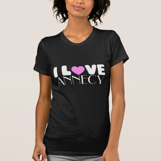 J'aime le T-shirt d'Annecy | (Devant)