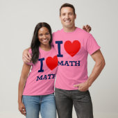 J'aime le T-shirt de base de maths (Unisexe)